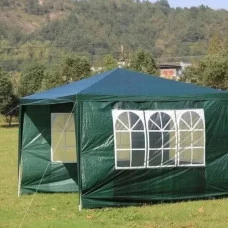 Садовый павильон беседка палатка 3х3 м Bonro B-1023 (4 стенки) зеленый