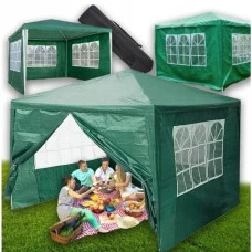 Садовый павильон беседка палатка 3х3 м Bonro B-1023 (4 стенки) зеленый