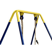 Гойдалка дитяча вулична металева Spoko SP-S02 різнокольорова