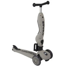 Самокат дитячий триколісний 2в1 Spoko SP-322 світло-сірий