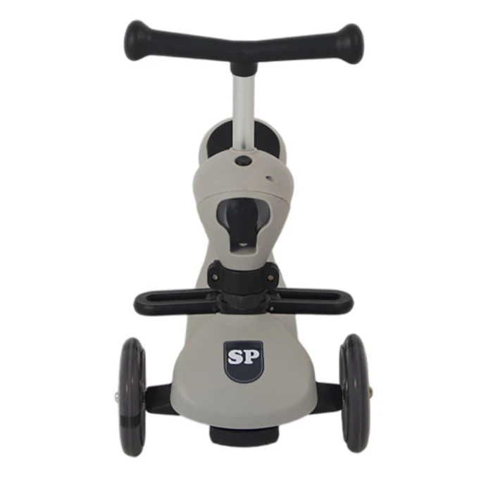 Самокат детский трехколесный 2в1 Spoko SP-322 светло-серый