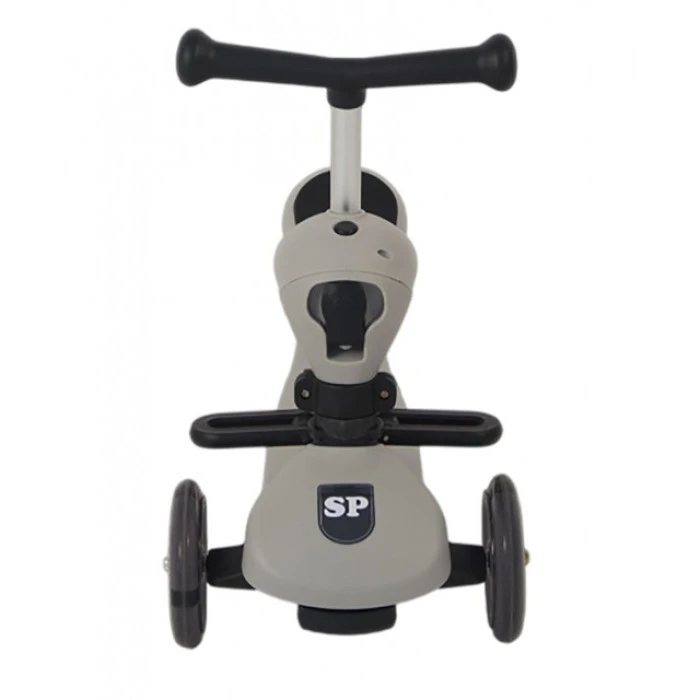Самокат детский трехколесный 2в1 Spoko SP-322 светло-серый