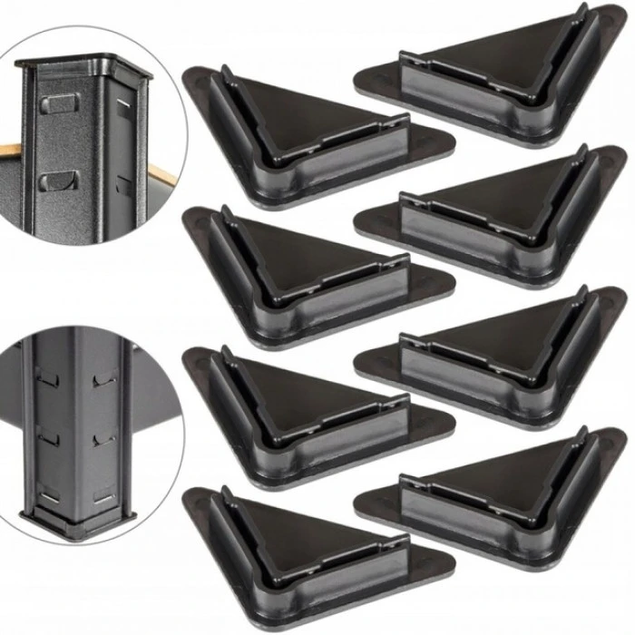 Стелаж металевий 180х90х30 Siker P9030 чорний 5 полиць