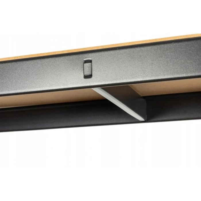 Стелаж металевий 180х90х30 Siker P9030 чорний 5 полиць