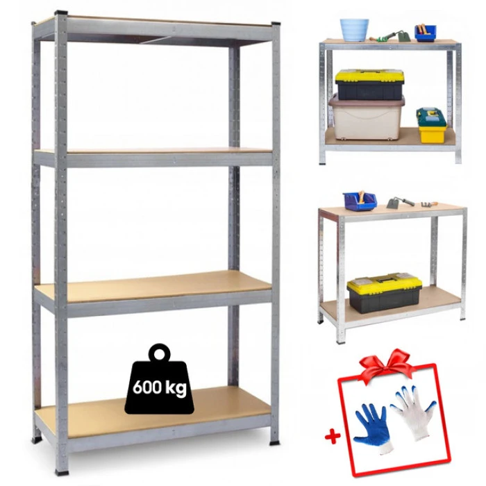 Стелаж металевий 180x90x40 Siker G9040 4 полиці