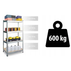 Стелаж металевий 180x90x40 Siker G9040 4 полиці