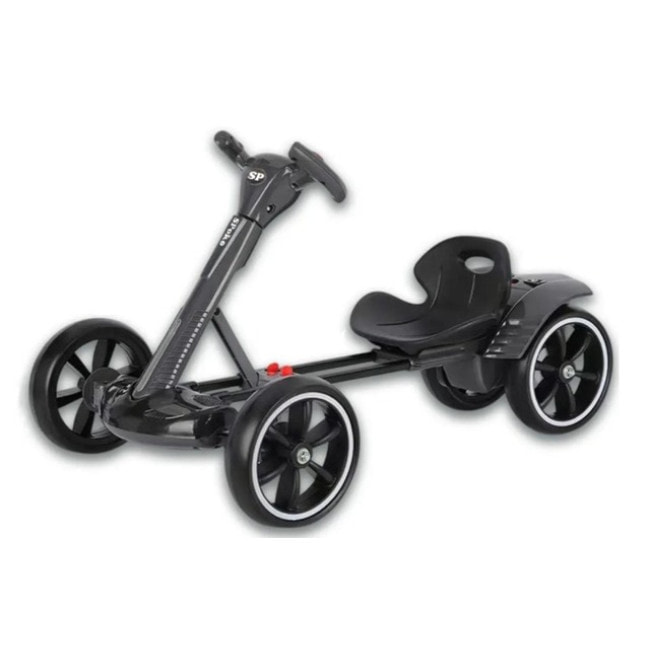 Детский электрокарт с пультом управления Spoko SP-V17 6V4,5 черный