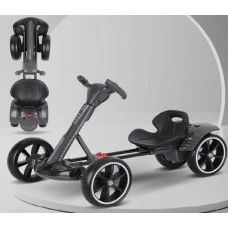 Детский электрокарт с пультом управления Spoko SP-V17 6V4,5 черный