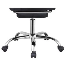 Крісло офісне з підставкою для ніг Bonro B-058 чорно-біле