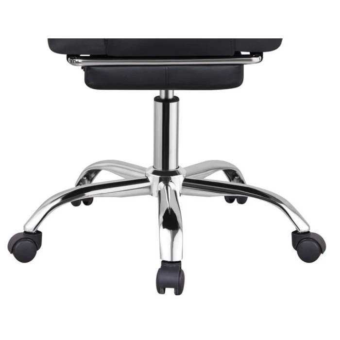 Крісло офісне з підставкою для ніг Bonro B-058 чорно-біле