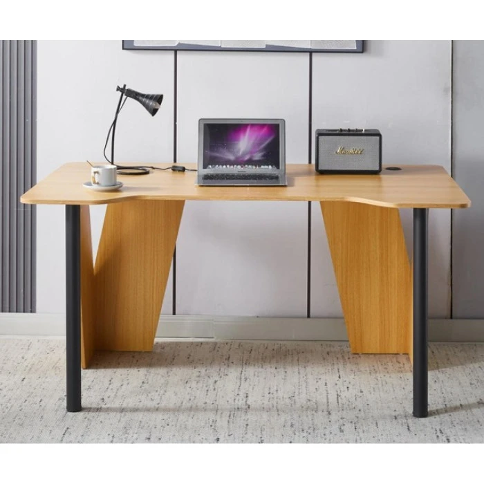 Геймерський ігровий комп'ютерний стіл 150 см Bonro B-11 коричневий