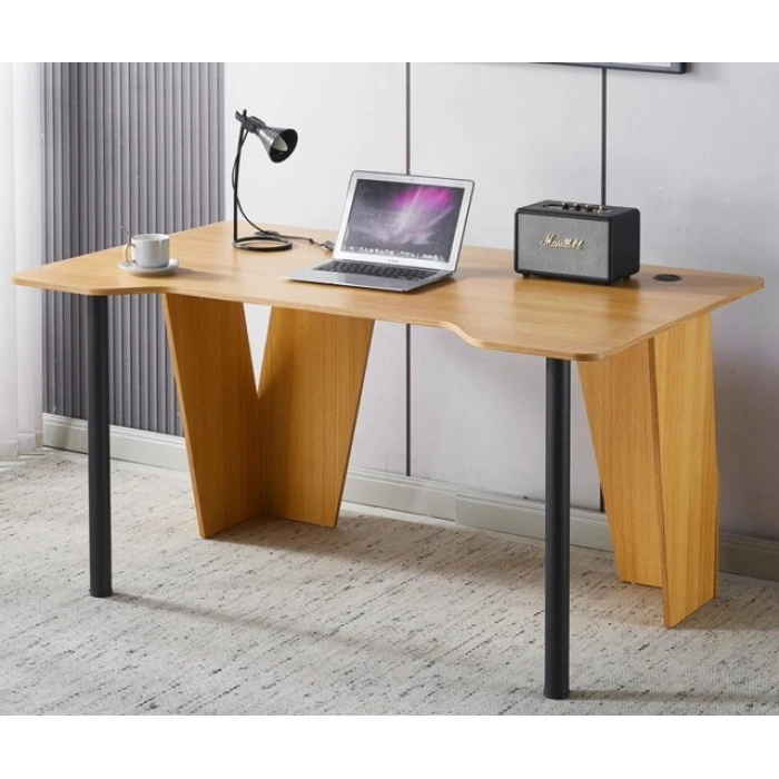 Геймерський ігровий комп'ютерний стіл 150 см Bonro B-11 коричневий