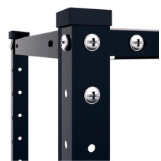 Стелаж металевий 150х75х30 см Siker P7530 чорний 4 полиці