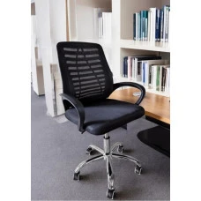 Крісло офісне Bonro B-6200 чорне - 1