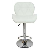 Барний стілець зі спинкою Bonro B-087 білий