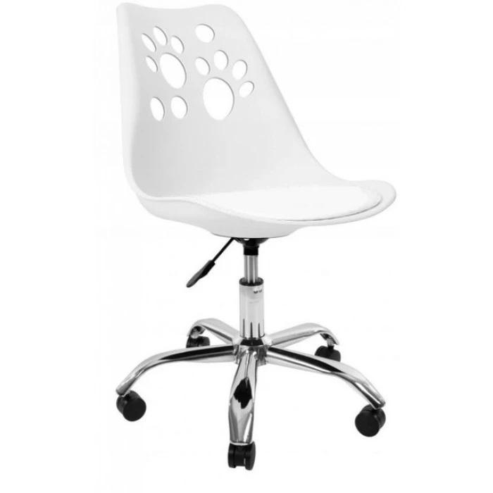 Кресло офисное, компьютерное Bonro B-881 белое
