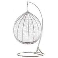 Підвісне крісло-гойдалка кокон Bonro 329 L (біло-сіре)