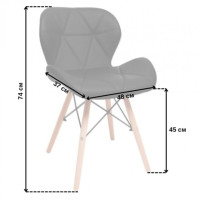 Кресло Bonro B-531 велюр черное