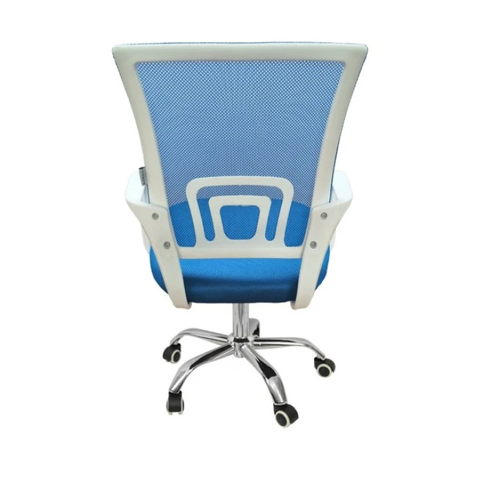 Кресло офисное Bonro 619 бело-синее
