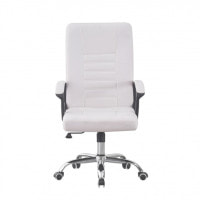 Крісло офісне на колесах Bonro B-627 біле