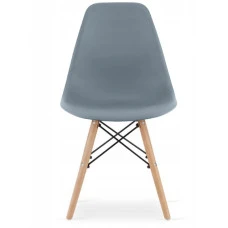 Крісло для кухні на ніжках Bonro В-173 FULL KD сіре