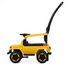 Каталка-толокар Spoko SP-219 2в1 с родительской ручкой желтый