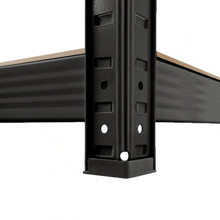 Стелаж металевий 180х90х40 Siker GoodTool P9040L чорний 5 полиць