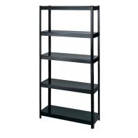 Стелаж металевий 180х90х40 Siker GoodTool P9040L чорний 5 полиць
