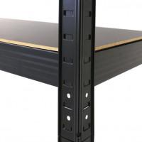 Стелаж металевий 180х90х40 Siker GoodTool P9040L чорний 5 полиць