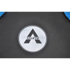Батут для дітей кімнатний з сіткою Atleto 160 см синій KRB03