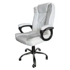 Офисное кресло на колесах Bonro B-612 белое