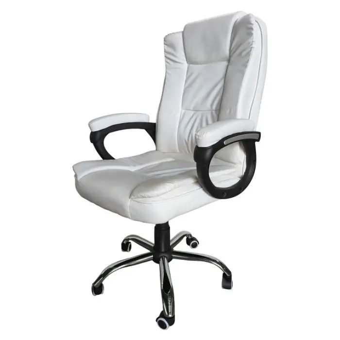 Офисное кресло на колесах Bonro B-612 белое