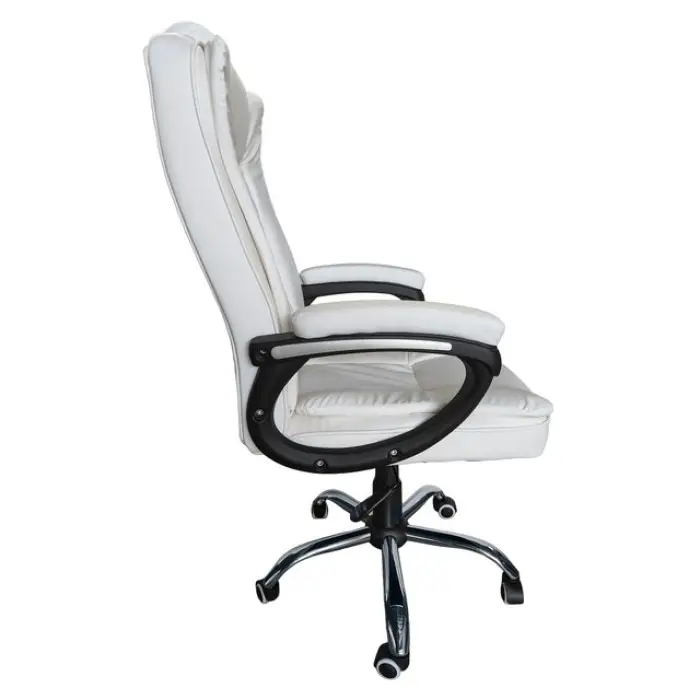 Офисное кресло на колесах Bonro B-612 белое