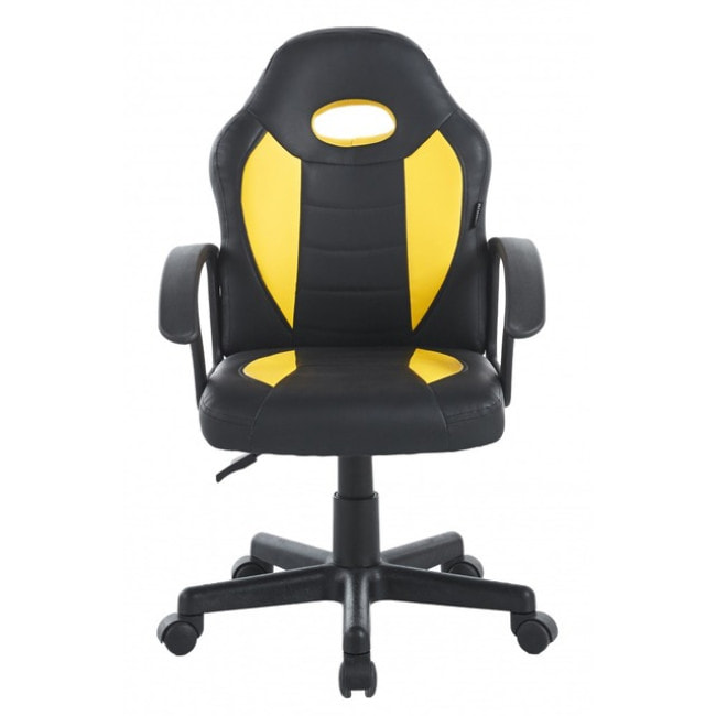 Кресло офисное геймерское Bonro B-043 желтое.