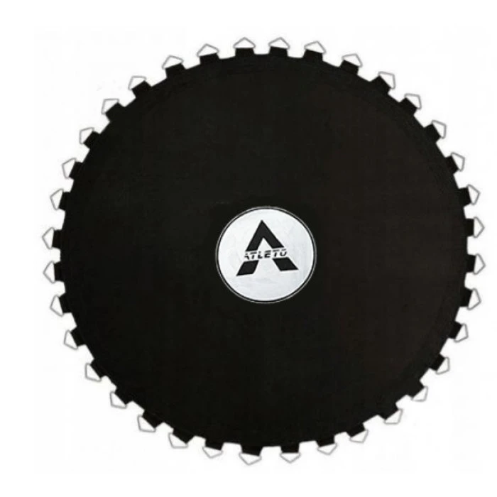 Батут дитячий з сіткою та драбинкою 252 см Atleto зелений