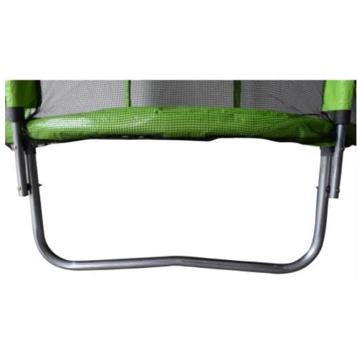 Батут дитячий з сіткою та драбинкою 252 см Atleto зелений