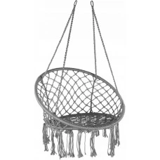 Крісло підвісне бразилійське гойдалка гамак Bonro B-092 сірий 120 кг