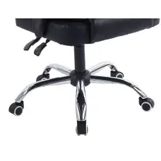 Крісло офісне на колесах Bonro BN-6070 чорне