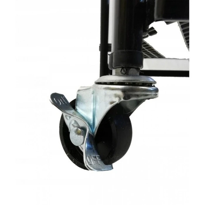 Стелаж етажерка з полицями на колесах Bonro B-233 чорний