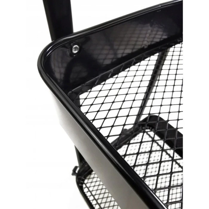 Стелаж етажерка з полицями на колесах Bonro B-233 чорний