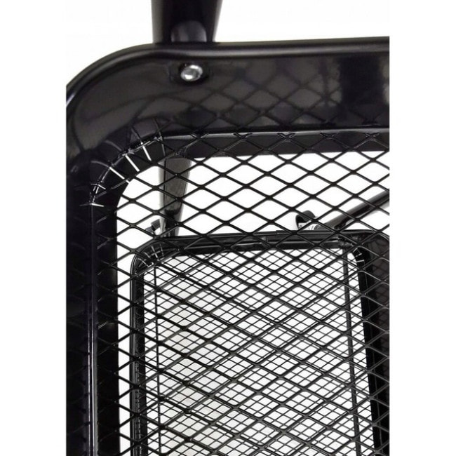 Стелаж етажерка з полицями на колесах Bonro B-233 чорний