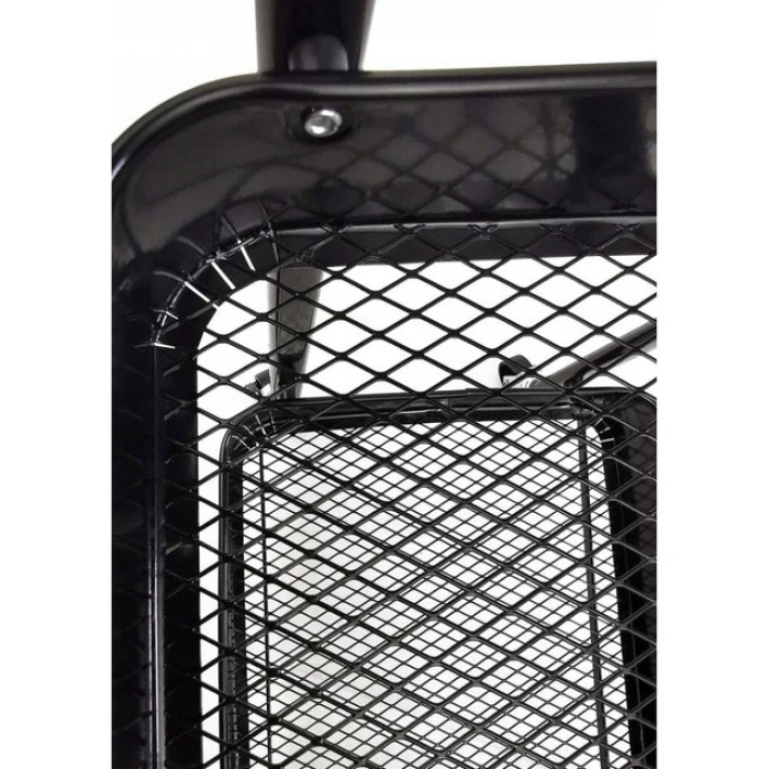 Стелаж етажерка з полицями на колесах Bonro B-233 чорний