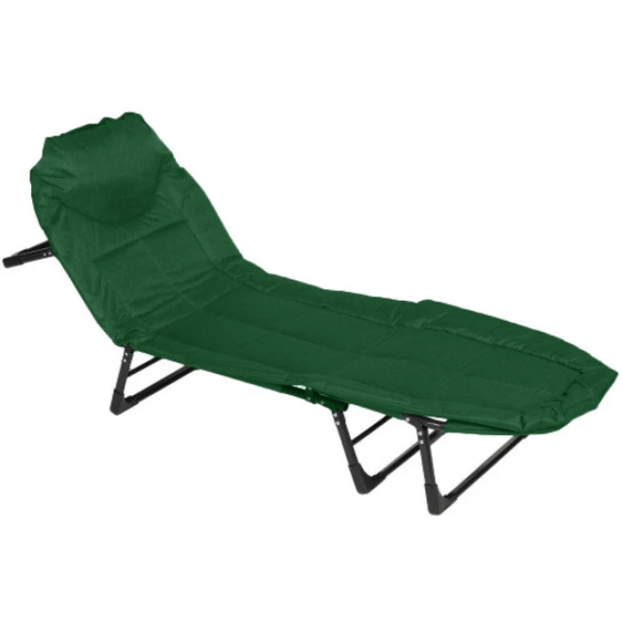 Шезлонг лежак ліжко розкладне Bonro B2002-4 темно-зелений