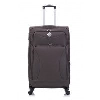 Набор тканевых чемоданов 2 шт Bonro Tourist большой средний коричневый