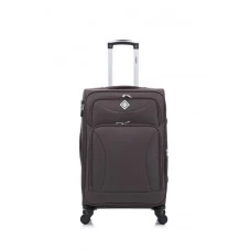 Набір тканинних валіз 2 шт Bonro Tourist велика середня коричневий