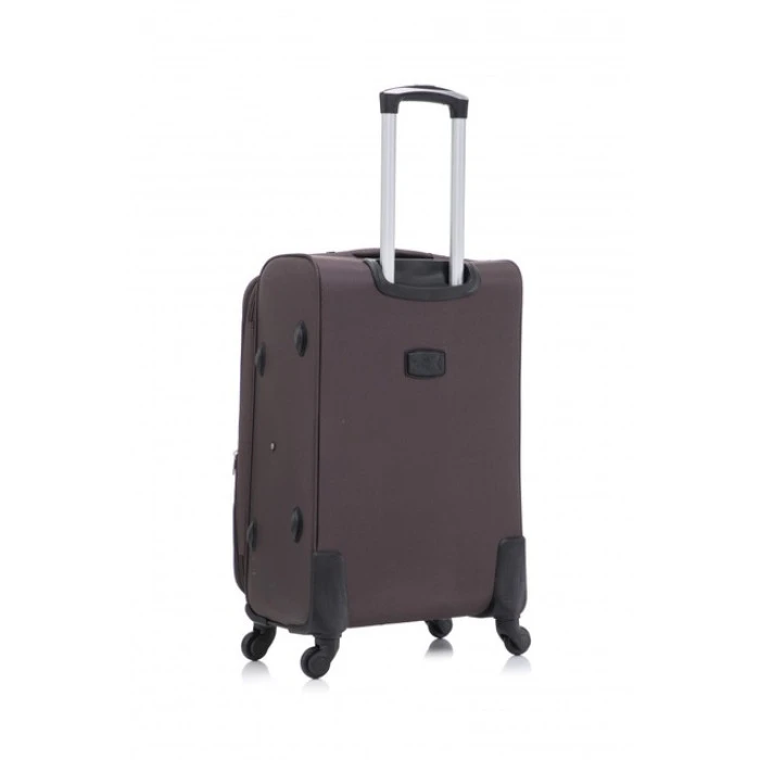 Набір тканинних валіз 2 шт Bonro Tourist велика середня коричневий