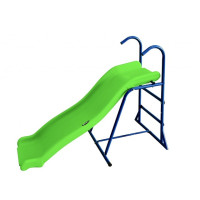 Дитячий комплекс для саду (4 гойдалки, гірка, балансир) Spoko SP-S06 синьо-зелений