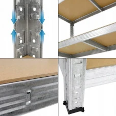 Стелаж металевий 180x90x30 Siker G9030 5 полиць