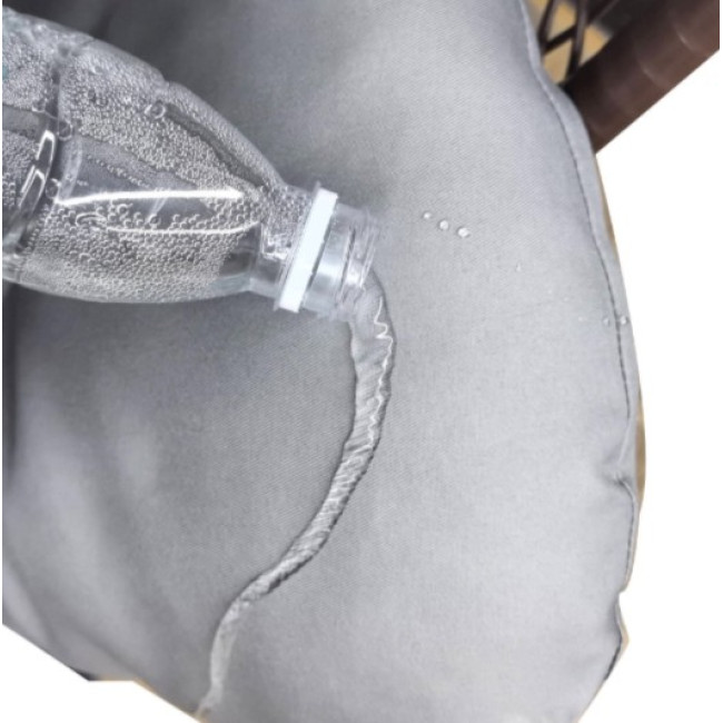 Подушка для кокона темно сіра