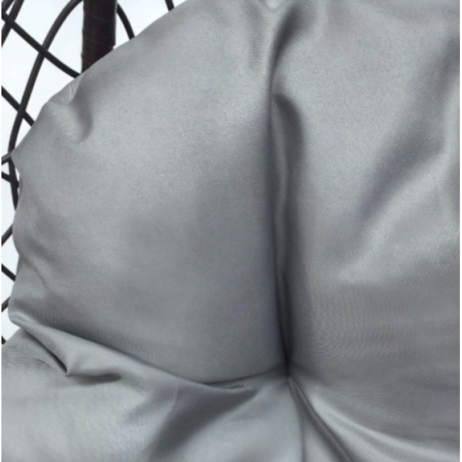 Подушка для кокона темно сіра